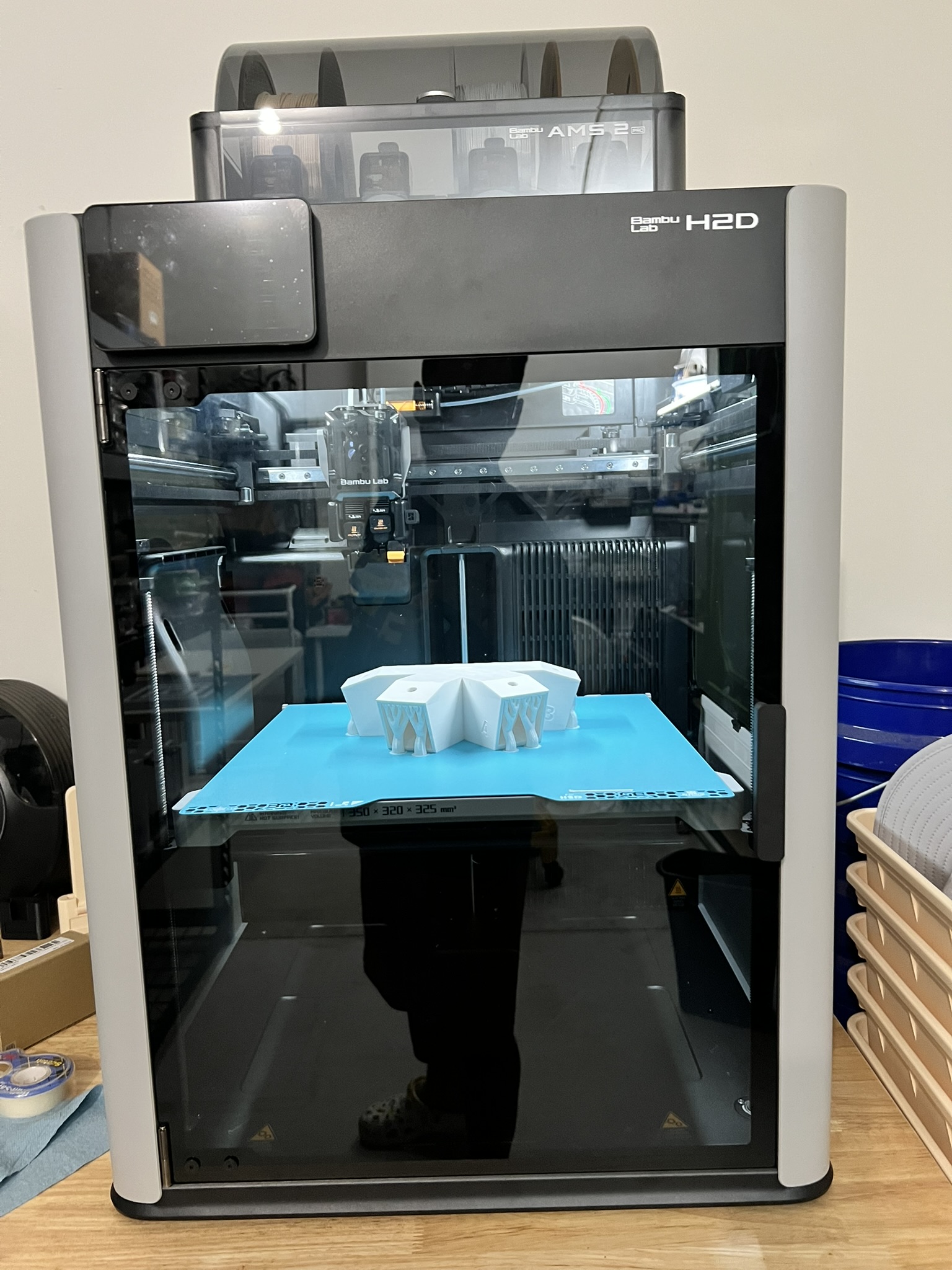 3D printer in action creating custom components